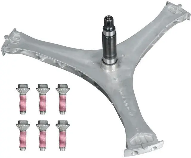 Main image of DC97-17004B Washer Flange Shaft Kit Compatible with Samsung Washing Machine Replacement for DC97-17004E with DC60-40137A Spider Hex Bolt 6 PCS
