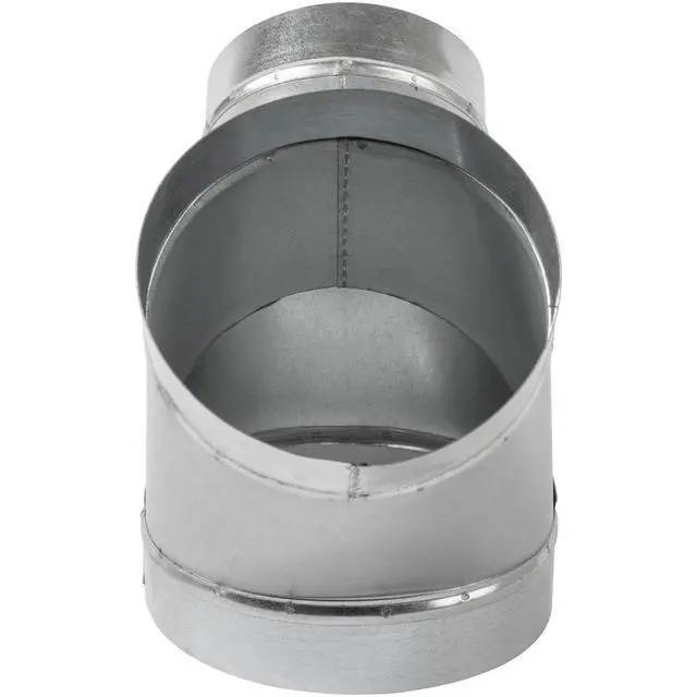 Alt view image 3 of 6 - 8" Inch 3 Way Metal Duct Splitter. 45 Degree 3 Way Y Shape Connector. Connect Multiple Machines - Dryer and Extractor Hood or Dryer and Dryer in one ducting