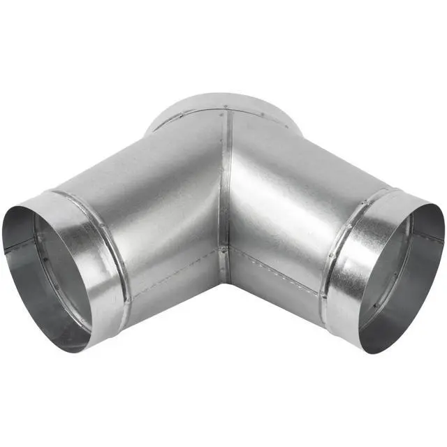 Alt view image 6 of 6 - 8" Inch 3 Way Metal Duct Splitter. 45 Degree 3 Way Y Shape Connector. Connect Multiple Machines - Dryer and Extractor Hood or Dryer and Dryer in one ducting
