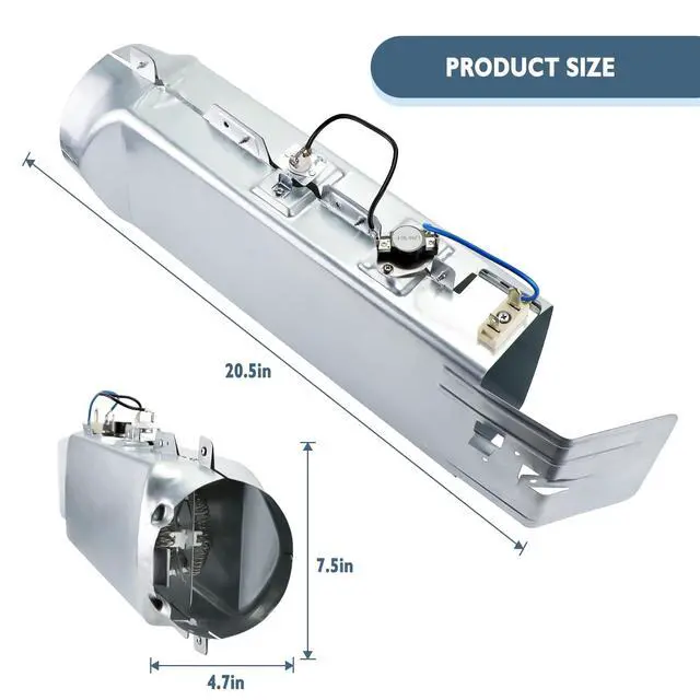 Alt view image 2 of 7 - DC97-14486A Heating Element Assembly Dryer Replacement Part for Samsung & Kenmore Replaces DC97-14486D DC9714486A AP4342351 DC97-08891A PS2432265 (with DC96-00887A & DC47-00018A) by