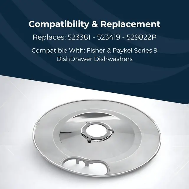 Alt view image 3 of 5 - Fisher & Paykel 524888 Dishwasher Filter Plate Kit 9 DishDrawer Dishwasher | Series 9 DishDrawer Dishwasher Models to Replace Parts 523381, 523419, 529822P, Replacement Part