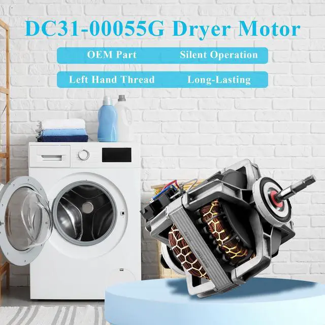 Alt view image 2 of 7 - DC31-00055G DC31-00055H DC31-00055D DFS270ZSEL1 Dryer Motor Samsung | DC31-00055G DFS270ZSEL1 Dryer Motor for Replaces DV45H7000EW DV48H7400EW DV45H7200EW DV42H5000GW DV338AEB Dryer Drive Motor