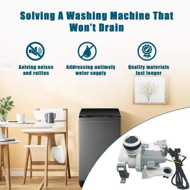 Alt view image 5 of 6 - 2026 Upgraded DC97-19289B DC97-19289F Washer Drain Pump Compatible with Samsung Washing Machine WA45H7000AW/A2 WA50M7450AP/A4 WA44A3405AW/A4 WA45M7050AW/A4 WA45T3200AW/A4 WA40J3000AW/AA WA45N3050AW/A4