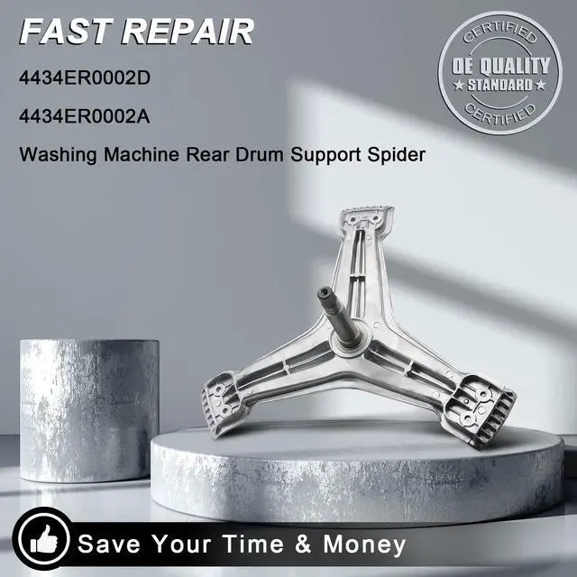 Alt view image 7 of 7 - 4434ER0002D 4434ER0002A Washer Spinner Support, Replacement for LG Kenmore | 4434ER0002D 4434ER0002A Washer Spinner Support, Replacement for LG Kenmore
