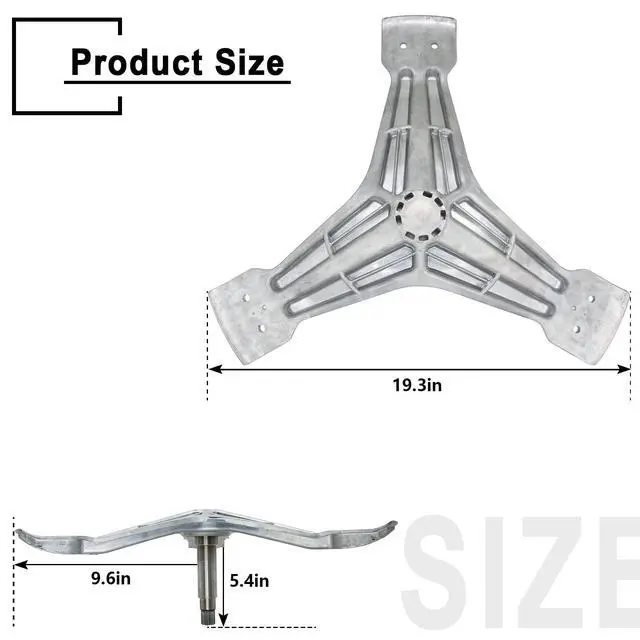 Alt view image 4 of 7 - 4434ER0002D 4434ER0002A Washer Spinner Support, Replacement for LG Kenmore | 4434ER0002D 4434ER0002A Washer Spinner Support, Replacement for LG Kenmore