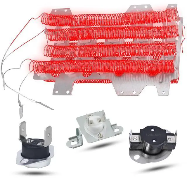 Main image of Dryer Heating Element Replaces For Samsung DV48J7770EP/A2 DV45K6200EW/A3 DVE52M7750V/A3 DV45H6300EG/A3 DVE52M8650V/A3 DVE45R6300V/A3 DV45K7600EW/A3 DVE54M8750W/A3 DVE45R6300W/A3 DVE54M8750V/A3 Dryer