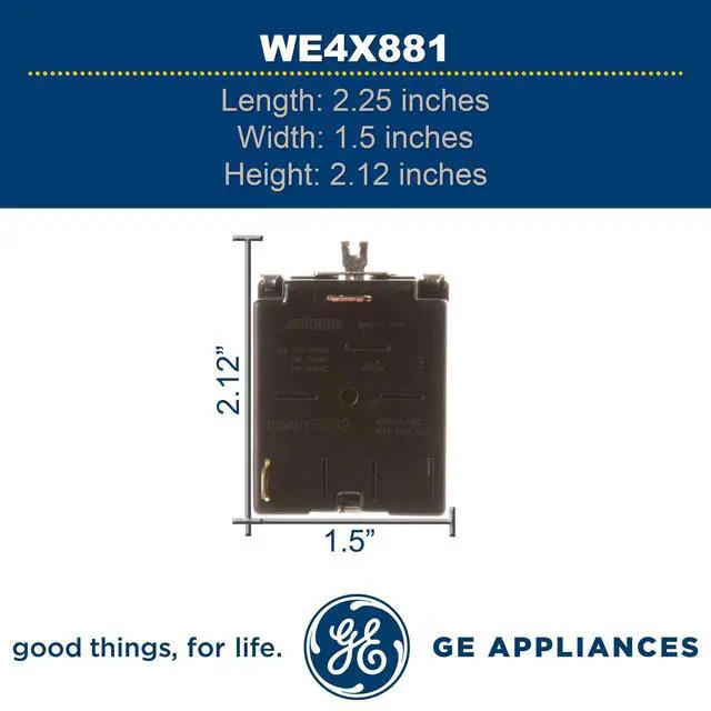 Alt view image 5 of 6 - WE4X881 nuine OEM Rotary Start Switch for Dryers