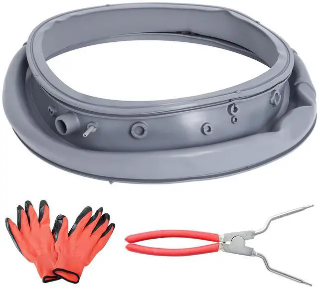 Main image of WF45K6200AW/A2 WF45K6200AZ Washer Door Seal Compatible with Samsung Washer Seal Replacement Parts, DC97-16140P DC97-19755A Washer Door Boot WF45M5500AP/A5 WF45M5500AZ/A5 Door Seal Gasket