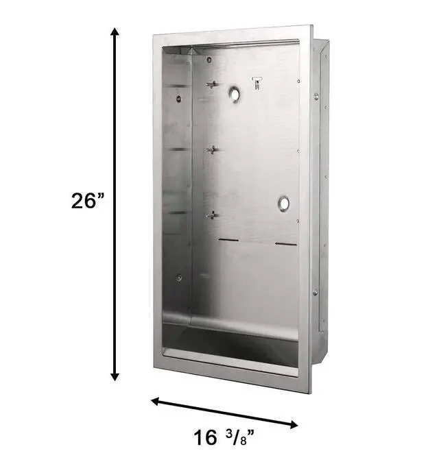Alt view image 2 of 6 - Recess Kit for Excel Dryer Hand Dryers, 40502 Recess Kit