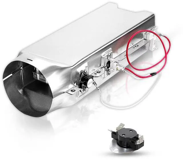 Main image of DLEX2650R DLEX7177WM DLEX9000V DLEX8100V DLEX3370V DLEX3370W DLEX7700VE DLE2050W DLEX5000V Dryer Heating Element Assembly Replaces For LG DLEX8000V DLEX3250W DLEX3875V DLEX3875W DLEX3885C DLEX3885W