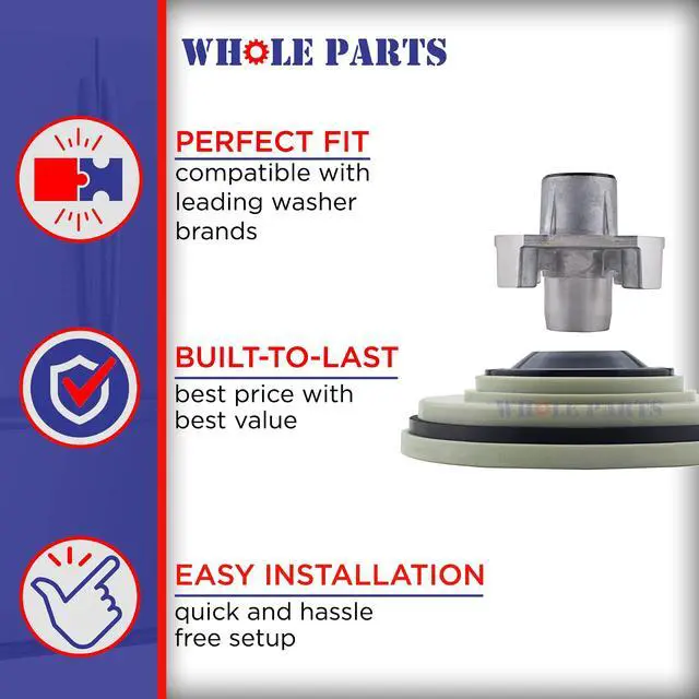 Alt view image 4 of 7 - Upgraded Washer Tub Seal and Bearing Kit # W10219156 - Replacement & Compatible With Some Whirlpool Washing Machines - Replaces AP4373103 - Non-OEM Appliance Parts & Accessories
