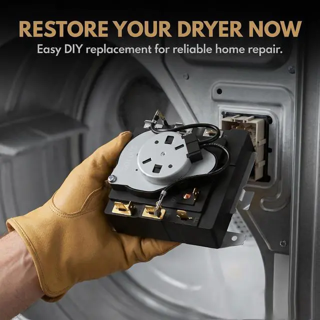Alt view image 5 of 6 - WE04X25586 Dryer Timer Replacement for GE Hotpoint Dryer | Replaces 234D2377P007 AP6032632 4467041 PS11763073 Compatible with HTX24EASK0WS Dryer and Other Dryer Models