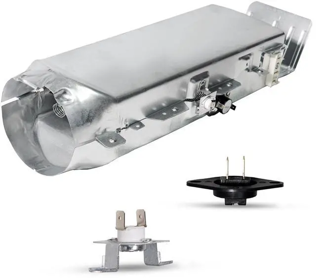 Main image of 3 Wire Dryer Heating Element for Samsung DV48J7770EP DV45K6200EW DV45K7600EW | Fits Samsung DVE52M7750V, DV45H6300EG, DVE52M8650V, DVE45R6300V, DVE54M8750W dryer heating element thermostat kit