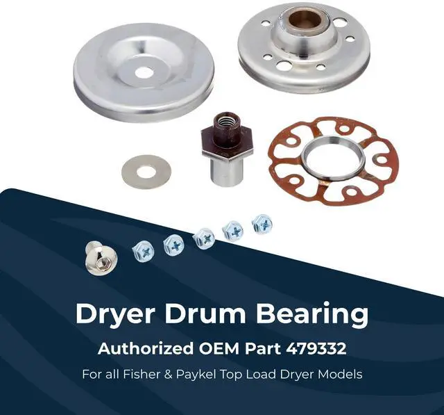 Alt view image 2 of 5 - 479332 Drum Bearing Kit Load Dryers - Dryer Drum Bearing | Top Load Dryers, Replacement Part for Top Loading Dryers