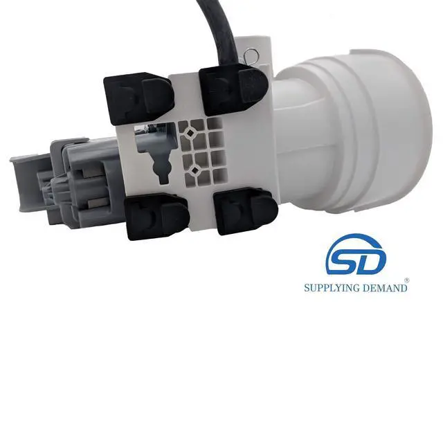 Alt view image 5 of 6 - 00436440 00674704 Clothes Washer Drain Pump Motor and Housing Replacement Grey