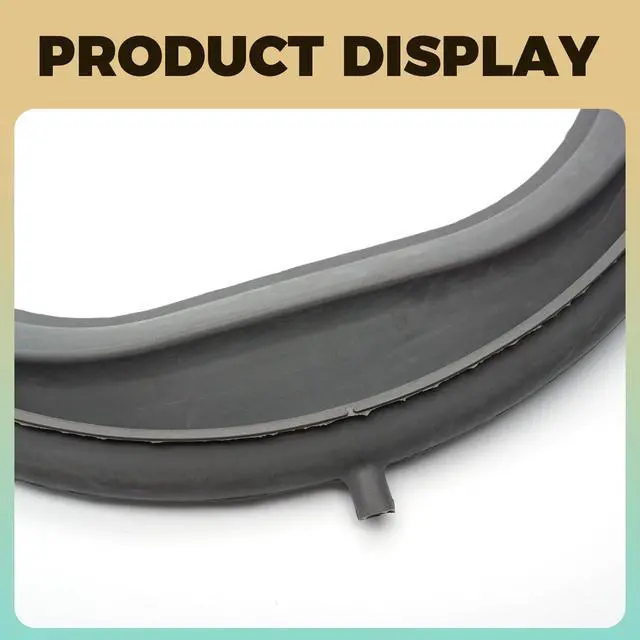 Alt view image 6 of 7 - 12002533 Washer Door Bellow Boot Seal for Maytag Neptune Washer Models Fit for MAH4000AWW MAH5500BWW MAH6500AWW, Washer Door Boot Drain Seal Replaces 22003070 12001772 AP4010226 PS2003890
