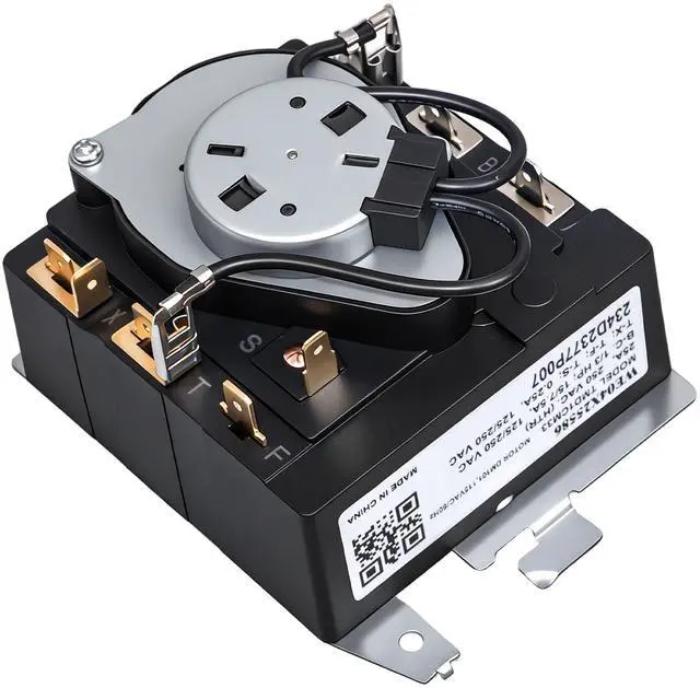 Main image of WE04X25586 Dryer Timer Compatible with GE Hotpoint Dryers | HTX21GASK1WW HTX24EASK0WS NTX62E8ST1WW Replaces AP6032632 4467041 PS11763073 Dryer Timer Control Knob