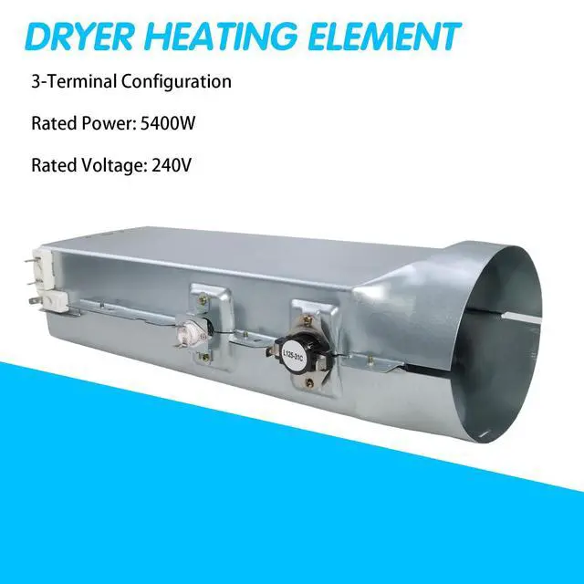 Alt view image 7 of 7 - DLE3400W DLE7200WE DLE2301R DLEY1201V DLEX2501W Dryer Heating Element Kit | DLEX2501V DLE2050W DLEX5101V DLE4801W DLE2701V DLEX8000W DLE2301W DLE4870W DLEX3370V DLEX2650R DLEX4370K DLEX2301R; for LG