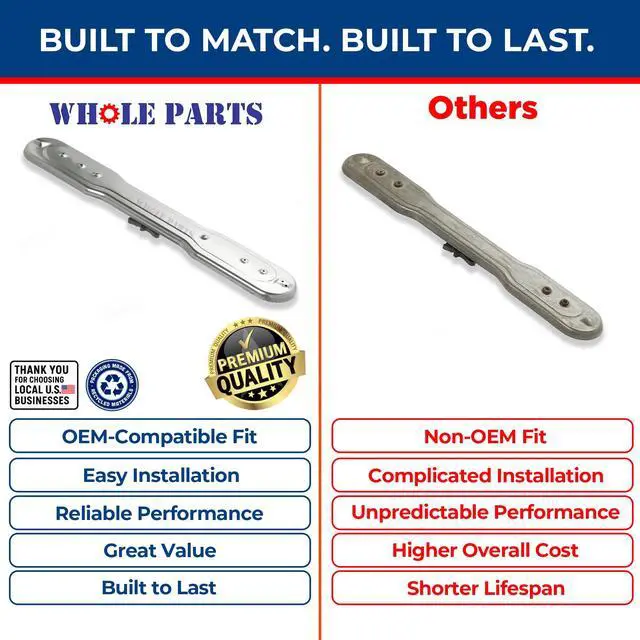 Alt view image 6 of 7 - Upgraded Dishwasher Lower Spray Arm Part# W10803178 - Replacement and Compatible with Some Maytag and Whirlpool Dishwashers
