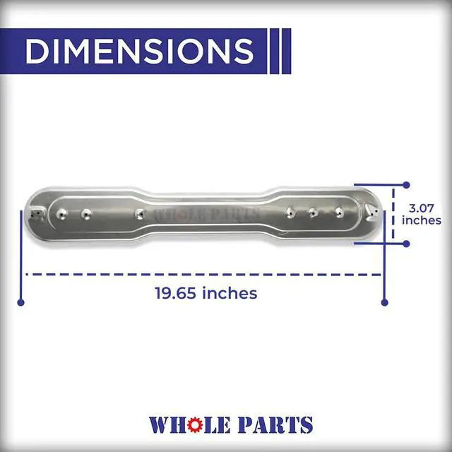 Alt view image 2 of 7 - Upgraded Dishwasher Lower Spray Arm Part# W10803178 - Replacement and Compatible with Some Maytag and Whirlpool Dishwashers
