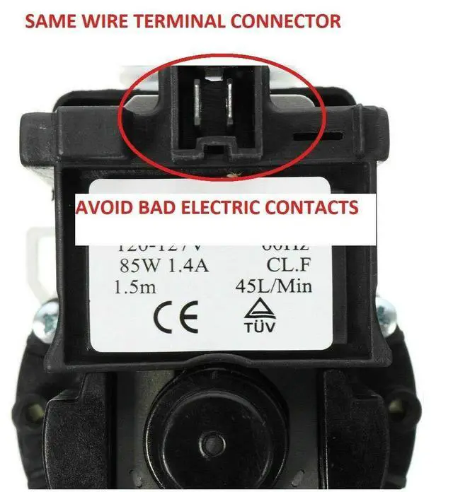 Alt view image 5 of 6 - WPW10241025 - Front load Washer Pump Fits W10241025 WPW10241025, W10321032, 46197020.. and 20 MORE Part Numbers