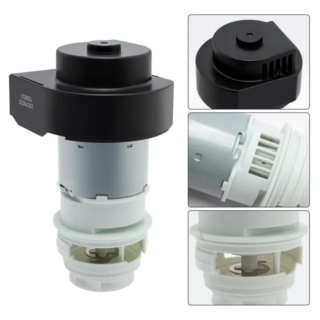 Alt view image 5 of 6 - 154844301 Dishwasher Circulation Pump Motor Compatible with Frigidaire Kenmore Crosley Kelvinator Kit 1 Plug Only with O-Rings Replace 154794401 AP5272221 15488001 154588701 9001