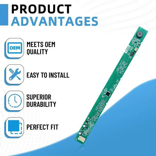 Alt view image 2 of 5 - WD21X23461 WD21X31910 Dishwasher User Interface Control Board Compatible with GE Dishwasher User Interface Assembly Replaces WD21X10499 WD21X10502 WD21X10503 AP7204355