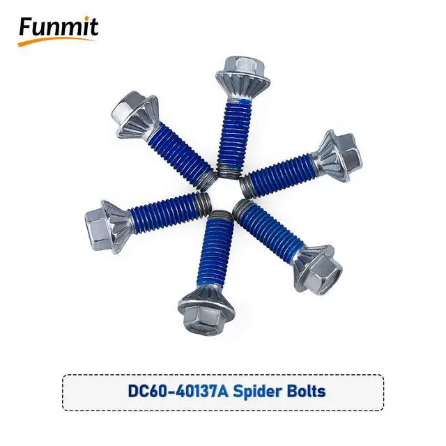 Alt view image 3 of 7 - C97-17004B Washer Flange Shaft Assembly & 6 x DC60-40137A Spider Hex Bolt | Compatible with Samsung Washing Machine Replace DC97-17004E 4000061 AP5800144 PS8764285