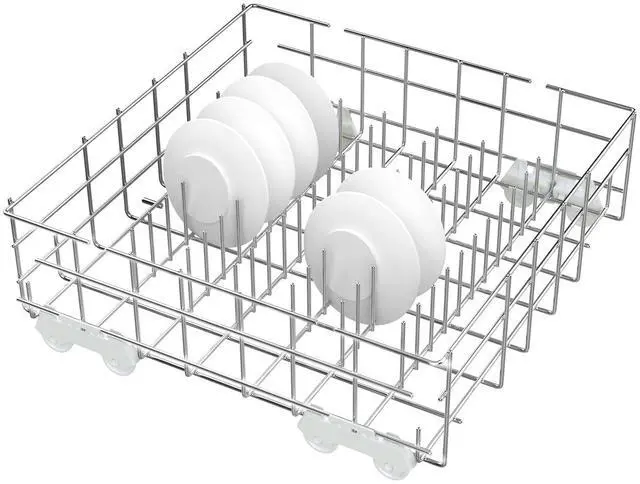 Main image of W10311986/W10380384 Dishwasher Lower Rack-Stainless Steel for Whirlpool | WDT750SAHZ0 WDTA50SAHZ0 WDT780SAEM Whirlpool Dishwasher Parts Rack W10311986 Dishrack Bracket with WP3376961 Roller Wheel