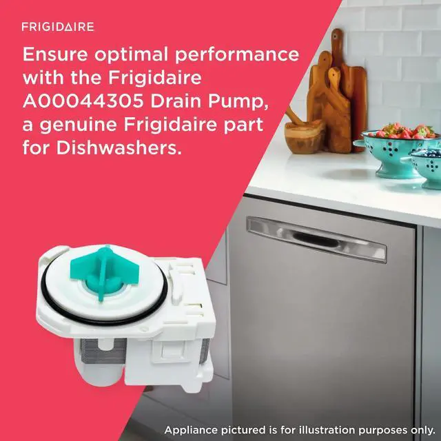 Alt view image 5 of 7 - A00044305 Drain Pump for Dishwashers, White