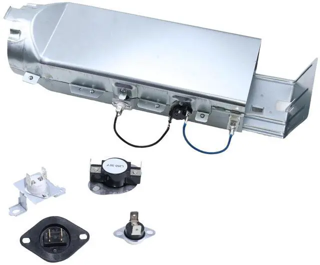 Main image of DV405ETPASUAA DV422EWHDWRAA DV395ETPASUA1 DV350AEW Dryer Heating Element | DV365ETBGWRA3 DV448AEPXAA DV448AEP; for Samsung dryers, heating element assembly