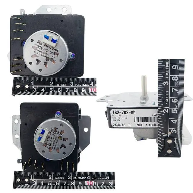 Alt view image 3 of 5 - W10185970 1481699 Clothes Dryer Timer Replacement 230VAC 60Hz 3W Model Specific Not Universal