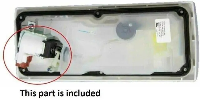 Alt view image 5 of 5 - W10224428 for Whirlpool Kenmore Dishwasher Detergent Dispenser WPW10224428
