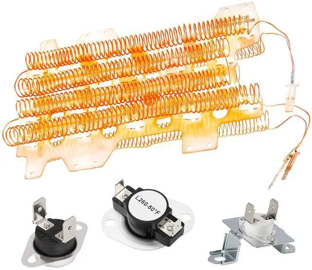 Main image of DVE52M7750V/A3 DVE52M8650V/A3 Dryer Heating Element Kit Fit for Sam-sung | DVE52M7750W/A3 DVE54M8750V/A3 DVE54R7600C/A3 DV457EVGSGR/AA DV48J7770EP/A2 DVE52M8650W/A3 DVE60M9900V/A3 DV48J7700EW/A2