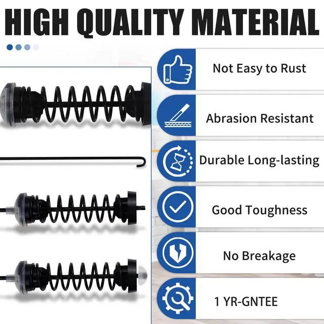 Alt view image 4 of 6 - Upgraded W10780046 AP5971397 W10110313 Washer Suspension Rod Kit,fit for whirlpool kenmore maytag Commercial Laundry Heavy Washing Machine,Replace 4282747 PS11703289 EAP11703289,4 Washer