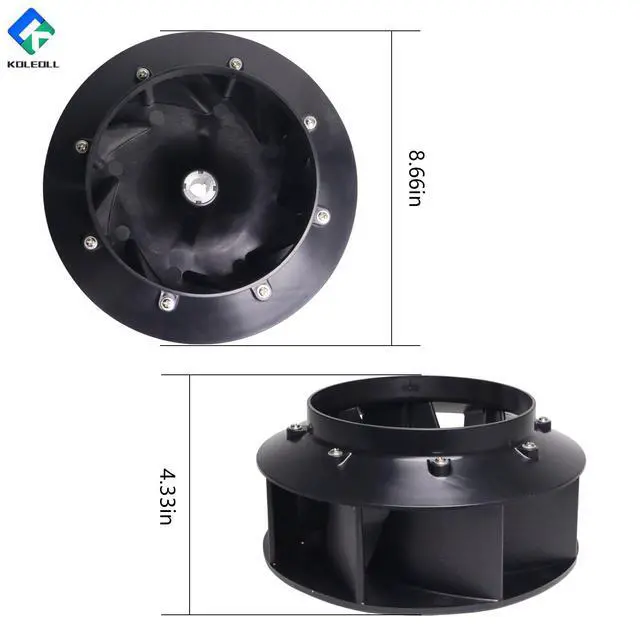 Alt view image 2 of 7 - 2 Pack 70359801P 70359801 Dryer T30 PKG 30lb Blower Assy 8.72 OD | Compatible with Dryer Speed Queen Fan Blower SA30/35 SAT30