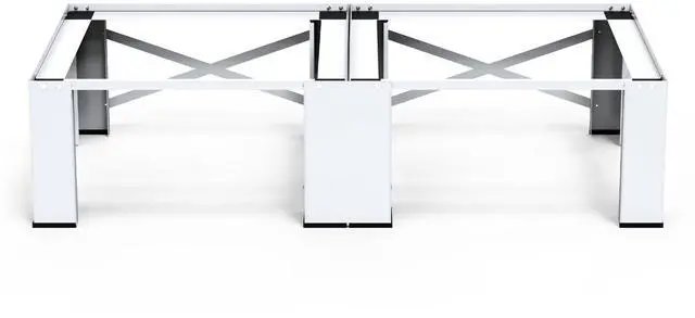 Main image of 29" Washer and Dryer Pedestals Set of 2, Laundry Pedestal for Washer and Dryer, Alloy Steel Washing Machine Stand Raiser, Washer and Dryer Stand 12.6'' Height White