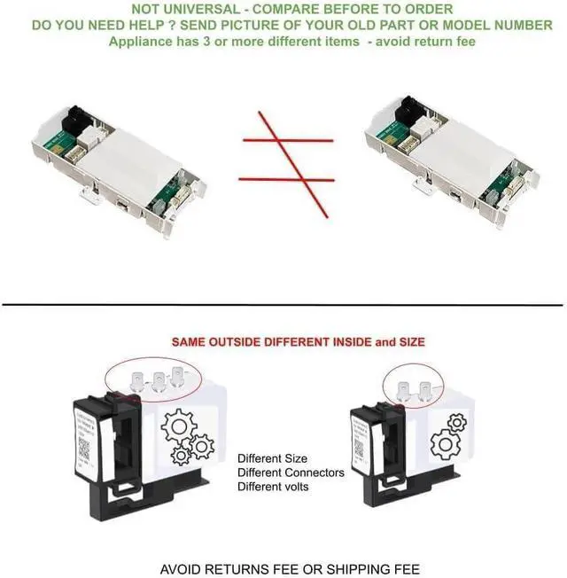 Alt view image 6 of 6 - 8182819 280187 Washer Drain Pump Assembly Replacement for Whirlpool, Kenmore, Maytag & KitchenAid Washers, OEM Drain Pump Replaces AP3953640, PS1485610, EAP1485610