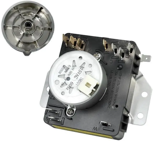 Main image of W11566736 W11701755 Gas Dryer Timer & Knob Kit for Whirlpool Maytag (115VAC 60Hz), Replace 4982474 AP7225135 OEM28900542 PS17629166 EAP17629166 FIX17629166 162-427-1 23263CD2 T2