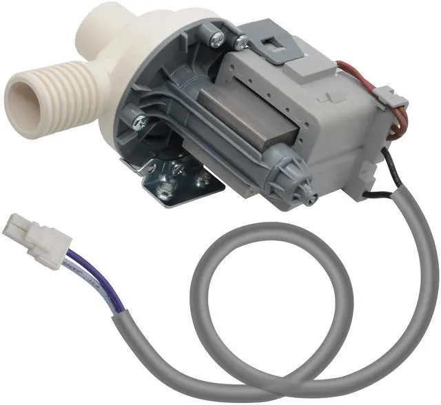 Main image of W10906604 Washer Drain Pump Assembly for Whirlpool Kenmore Amana | Durable PP Material, Fixes Standing Water, Leaks & Loud Noise, Easy DIY Install, Replaces W10882103 W11176426 EAP11769645