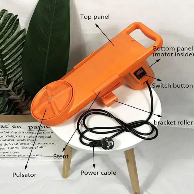 Alt view image 6 of 7 - Portable Mini Washing Machine, Bucket Mounted Washing Machine, Compact Semi Automatic Washer Laundry with Digital Display and Leakage Protection Fit for Dorm Apartment Travel