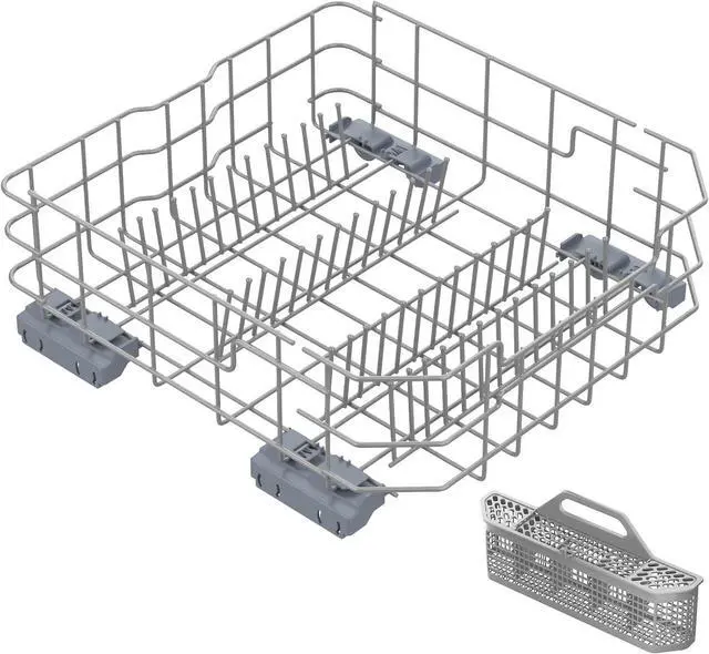 Main image of UPGRADED WD28X26099 WD28x24396 Dishwasher Lower Rack Replacement Compatible with GE Dishwasher Rack Parts with WD28X10128 Dishwasher Silverware Basket & WD28X27241 Dishwasher Rack Roller Kit