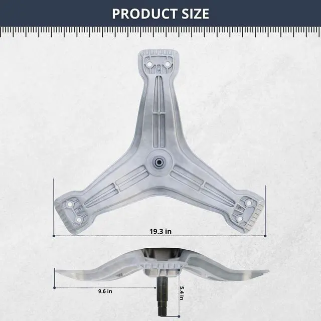 Alt view image 3 of 6 - 4434ER0002D 4434ER0002A Washer Spinner Support - Washer Spinner Replacement Compatible with Kenmore, LG Washing Machine Durable Iron Spider Drum Support 4434ER0002B 4434ER0002E AP5592038 WM2501HWA