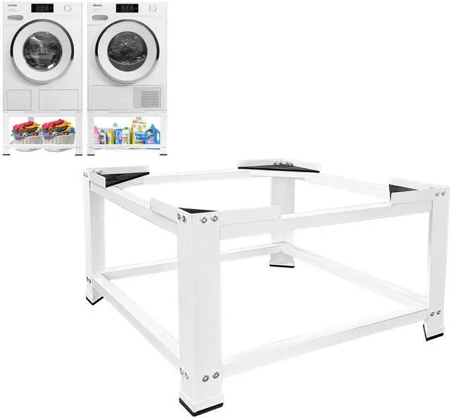 Main image of 16" Height Washer and Dryer Pedestals,Heavy Duty Laundry Pedestal Universal Fit 600lbs Capacity,Washing Machine Base Stand and Dryer Base for Laundry Room (White)
