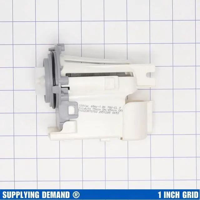 Alt view image 2 of 7 - W10241025 Washer Drain Pump - Motor Only - Replaces W10241025, 4442948 Motors