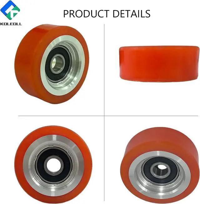 Alt view image 2 of 6 - 10 Pack 70298701P 70298701 Roller And Seal Kit Compatible with HUEBSCH Speed Queen IPSO Dryer Support Roller Bearing 70568201 AP6240652 70052601P