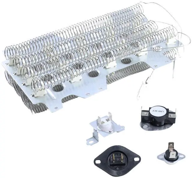 Main image of DVE45R6300V DVE52M8650VA3 DV52J8700EPA2 DVE45M5500ZA3 Dryer Heating Element | DVE54R7600CA3 DVE52M7750VA3 DVE50A8800V DVE54R7600WA3 DVE60M9900VA3 DVE52M7750WA3 DVE45R6300CA3; for Samsung 3-wire dryers