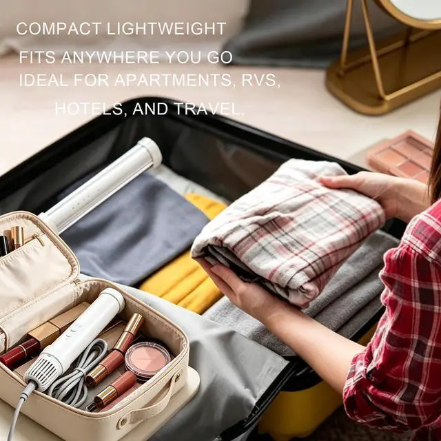Alt view image 4 of 7 - Mini High Speed Portable Clothes Dryer | Fast Warm Air, Compact, Quick Drying Device, For Travel Camping Apartment RV Dorm