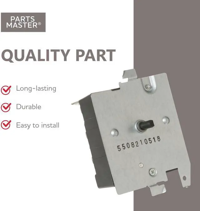 Alt view image 6 of 7 - Replacement (234D1296P005) - Laundry Dryer Timer - Direct Replacement for WE4M533, WE04M0533, WE4M364, PS8690648, AP5780508, 3029574, TMD1EM03