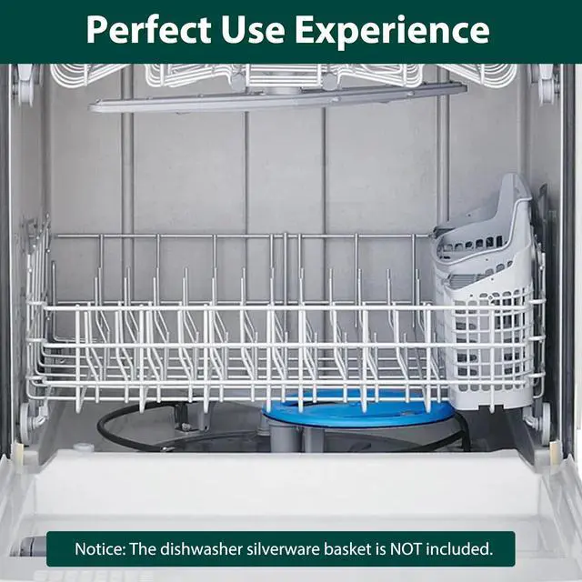 Alt view image 7 of 7 - 808602302 5304535768 Dishwasher Rack Replacement Parts for Frigidaire Lower Dish Rack Dishwasher Wheels Rollers Frigidaire Kenmore FFBD2411NS3A LFBD2409LF3C FGBD2431KF1 Bottom Dishrack Assembly 1 Pcs